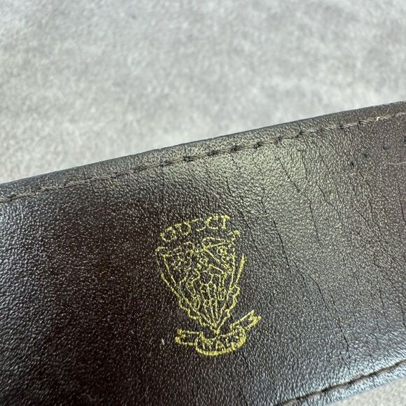 Gucci Women’s Vintage Brown Textured Leather Horsebit Belt 70 - Picture 8 of 10